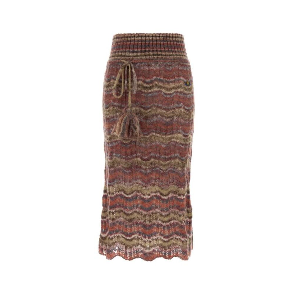 Vivienne Westwood Women Multicolor Mohair Blend Flora Skirt